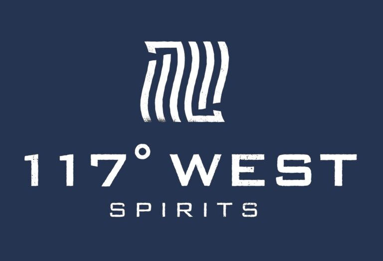 117 West Logo - White on Blue