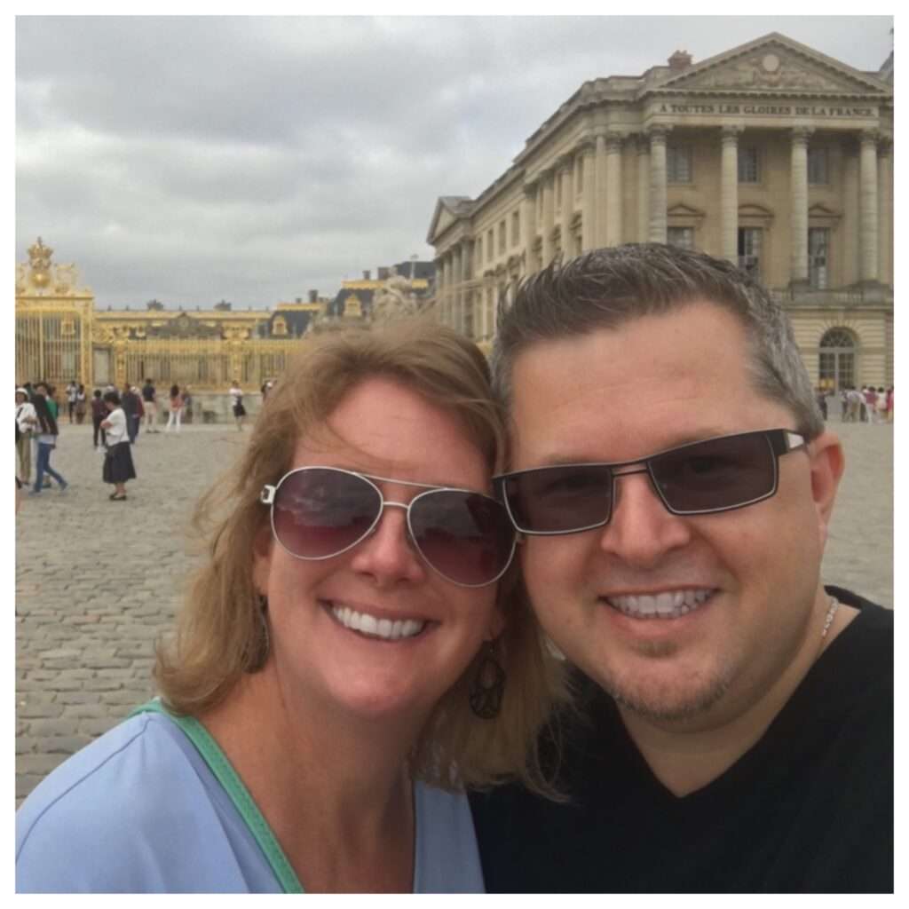 Shawn and Scott at Versailles.