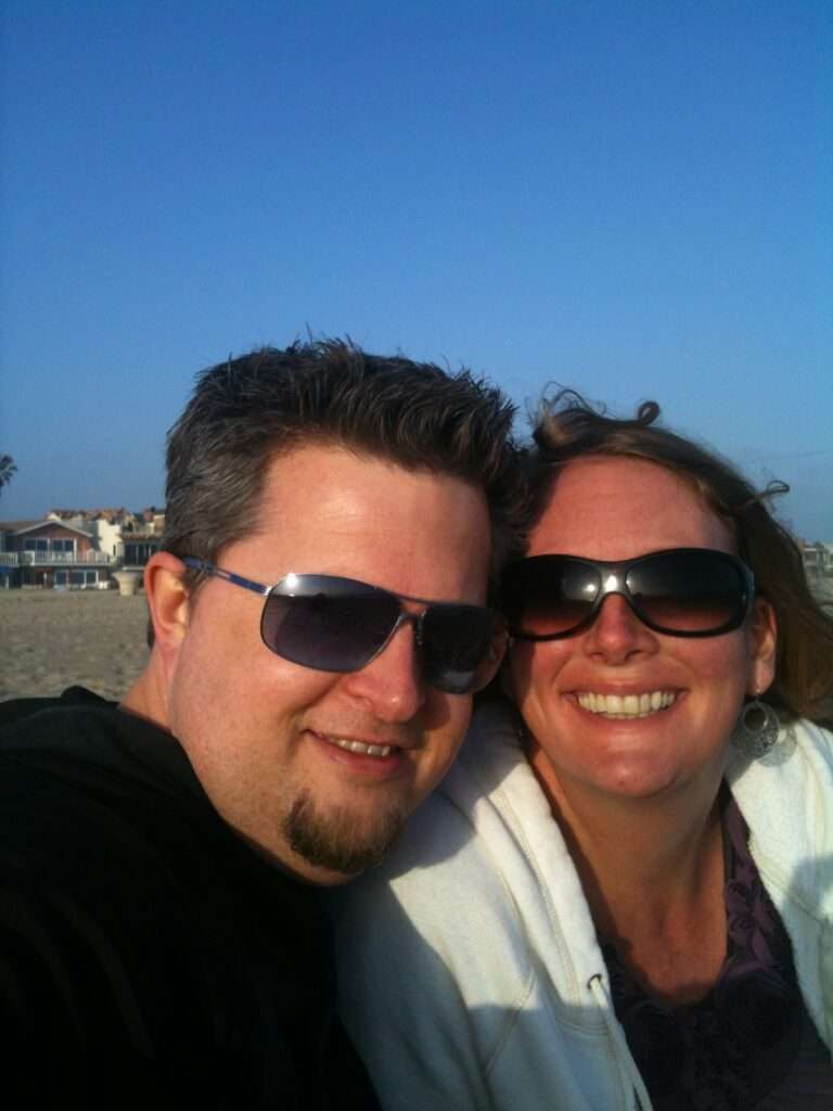 Shawn and Scott on the Beaches of OC.
